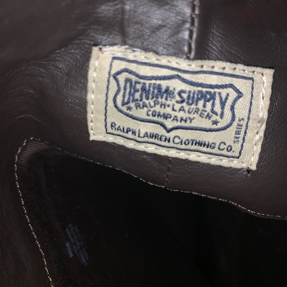 NEW Ralph Lauren Denim & Supply Series Brown Suede Leather tall boot 7.5M - Picture 5 of 13
